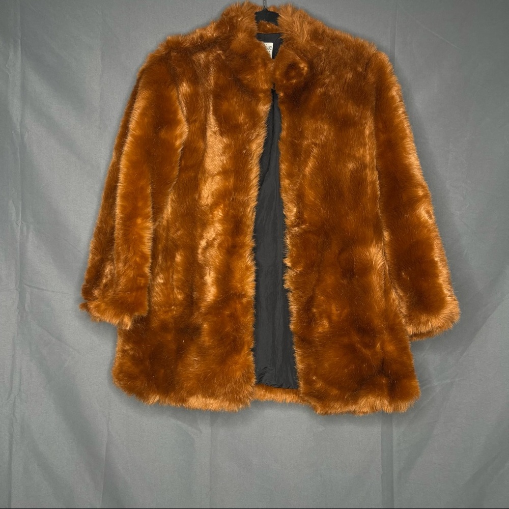 Zara Auburn Faux Fur Jacket